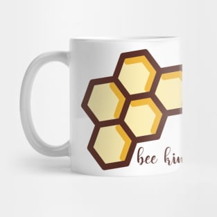 Bee Kind Honey Comb Mug